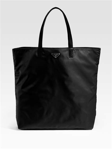 nylon prada tote|prada nylon shoulder bag price.